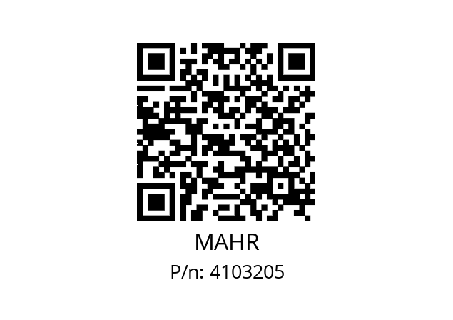   MAHR 4103205