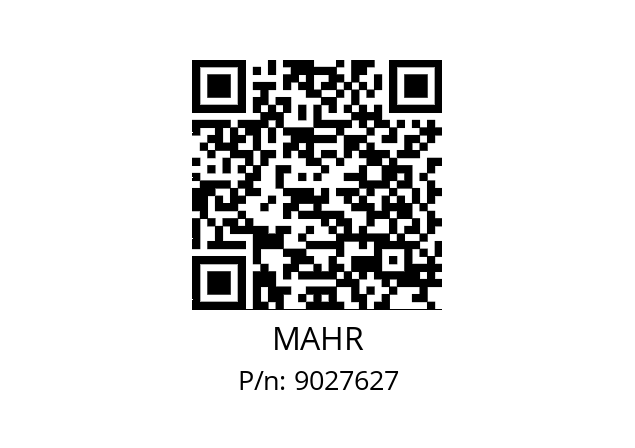   MAHR 9027627