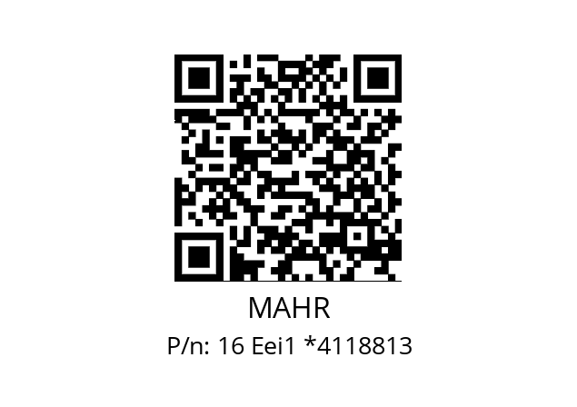   MAHR 16 Eei1 *4118813