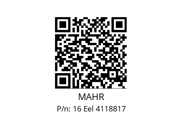   MAHR 16 Eel 4118817