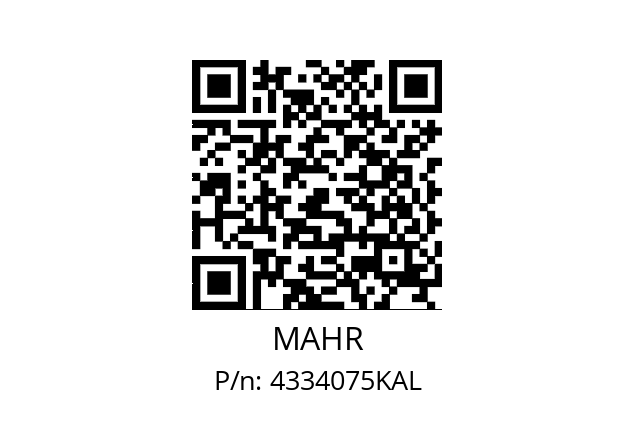   MAHR 4334075KAL