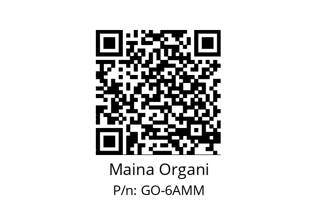   Maina Organi GO-6AMM