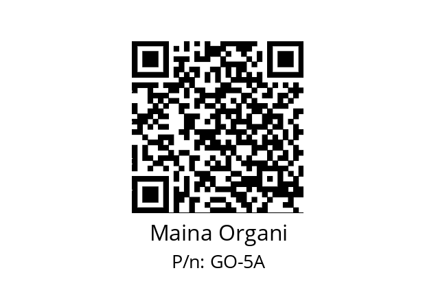   Maina Organi GO-5A