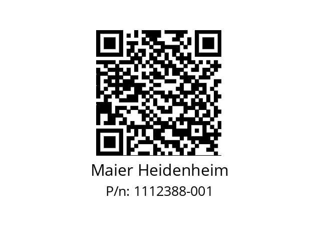   Maier Heidenheim 1112388-001