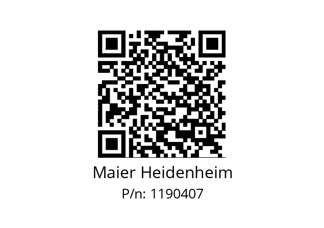   Maier Heidenheim 1190407