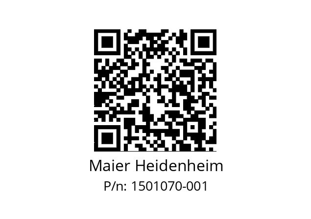   Maier Heidenheim 1501070-001