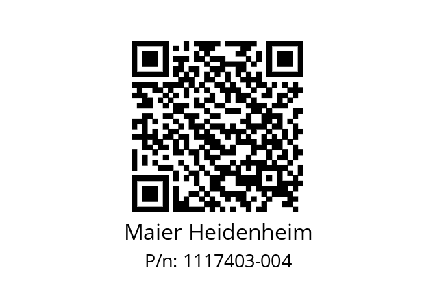   Maier Heidenheim 1117403-004