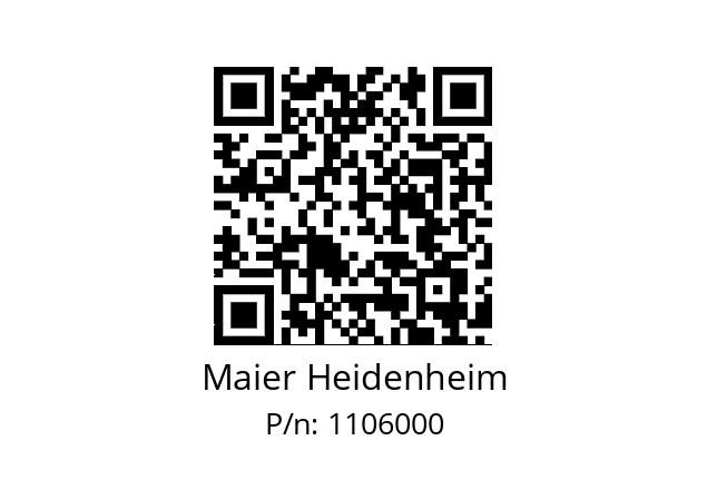   Maier Heidenheim 1106000