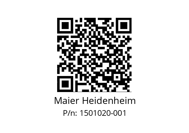   Maier Heidenheim 1501020-001