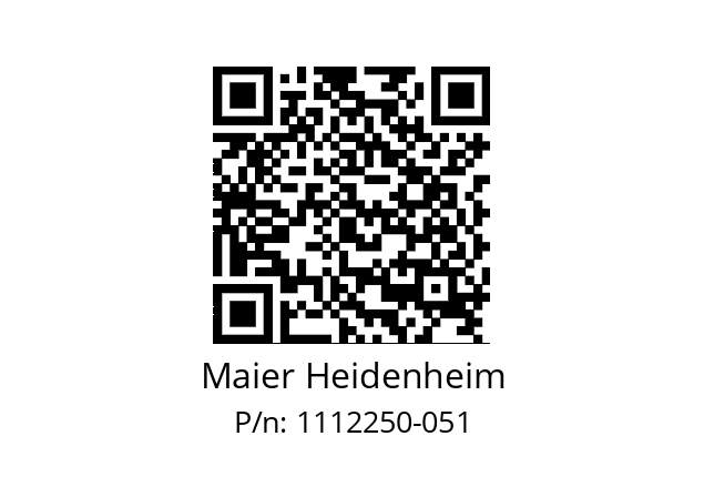   Maier Heidenheim 1112250-051