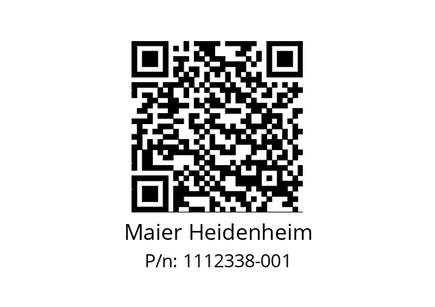   Maier Heidenheim 1112338-001