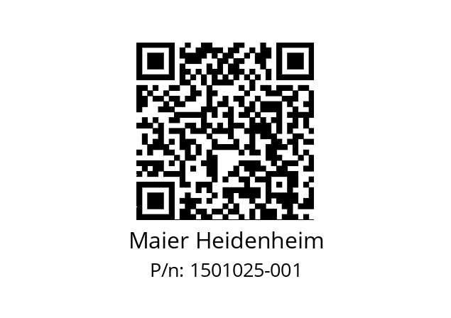   Maier Heidenheim 1501025-001