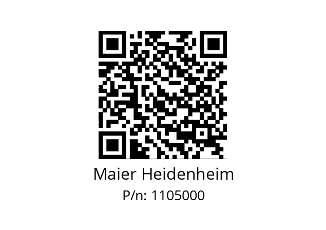   Maier Heidenheim 1105000