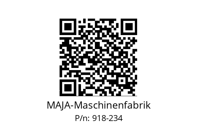   MAJA-Maschinenfabrik 918-234