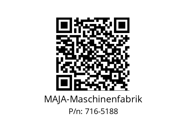   MAJA-Maschinenfabrik 716-5188