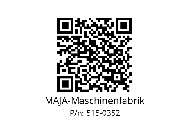   MAJA-Maschinenfabrik 515-0352