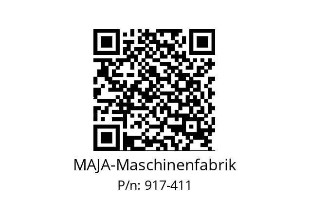   MAJA-Maschinenfabrik 917-411