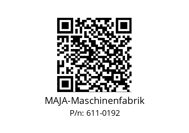   MAJA-Maschinenfabrik 611-0192