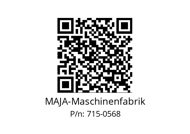   MAJA-Maschinenfabrik 715-0568