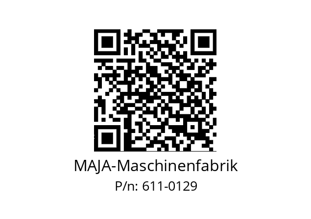   MAJA-Maschinenfabrik 611-0129