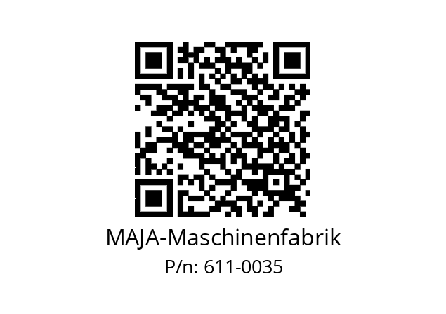   MAJA-Maschinenfabrik 611-0035