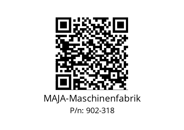   MAJA-Maschinenfabrik 902-318