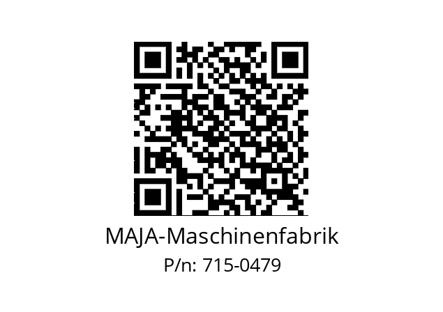   MAJA-Maschinenfabrik 715-0479