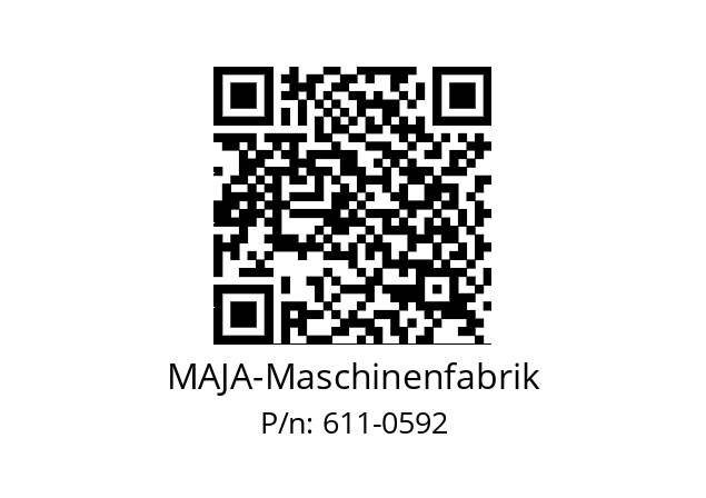   MAJA-Maschinenfabrik 611-0592