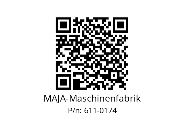   MAJA-Maschinenfabrik 611-0174