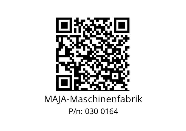   MAJA-Maschinenfabrik 030-0164