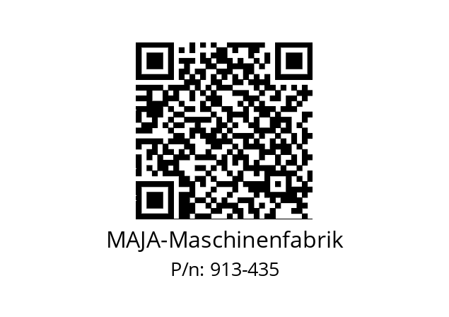   MAJA-Maschinenfabrik 913-435