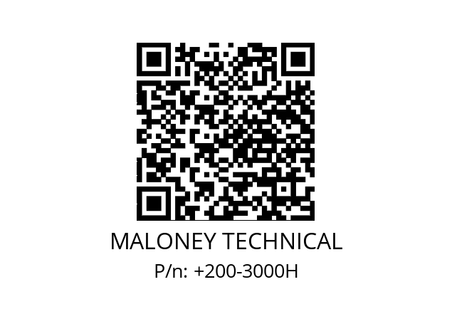   MALONEY TECHNICAL +200-3000H