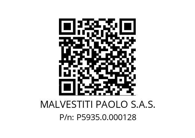   MALVESTITI PAOLO S.A.S. P5935.0.000128