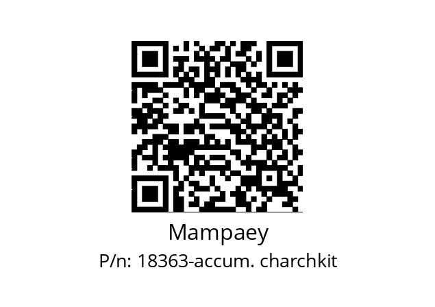   Mampaey 18363-accum. charchkit