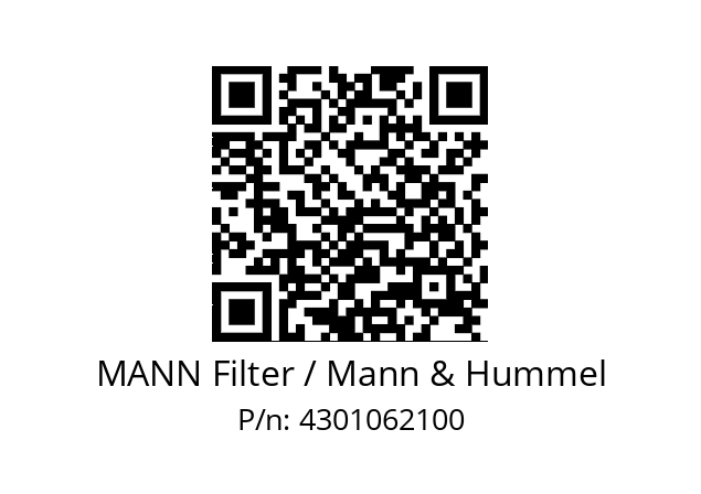   MANN Filter / Mann & Hummel 4301062100