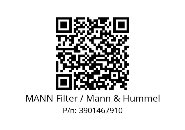   MANN Filter / Mann & Hummel 3901467910