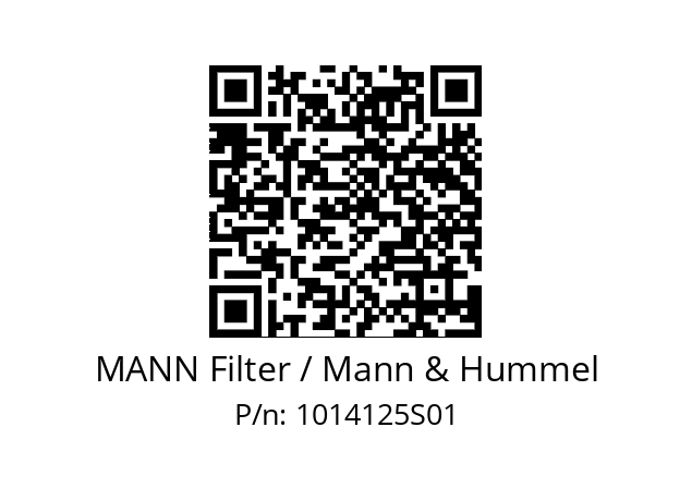  W 940/24 MANN Filter / Mann & Hummel 1014125S01