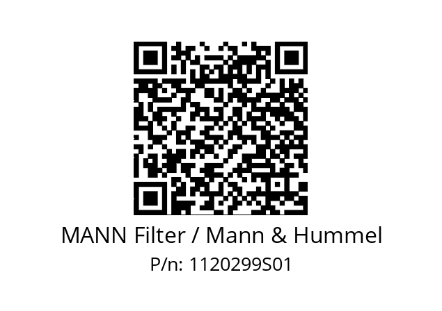  PU 10 020 x MANN Filter / Mann & Hummel 1120299S01