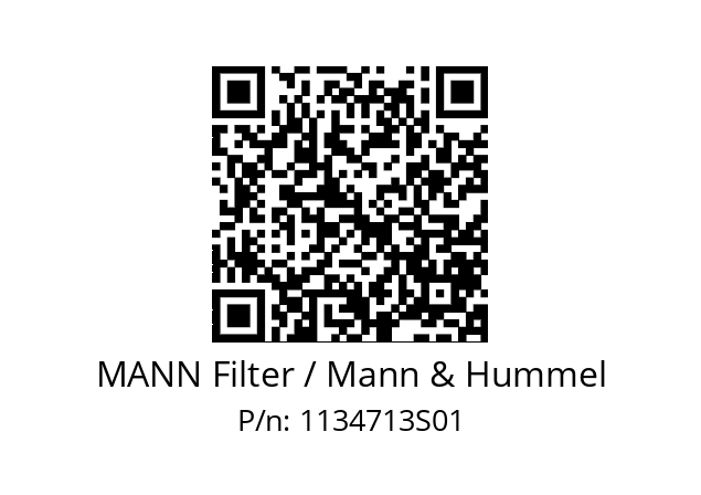  PU 831 x MANN Filter / Mann & Hummel 1134713S01