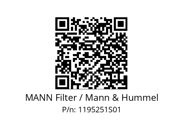  HD 513/8 MANN Filter / Mann & Hummel 1195251S01