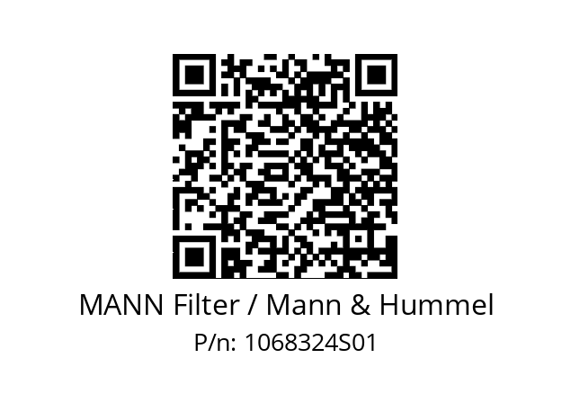  W 712/83 MANN Filter / Mann & Hummel 1068324S01