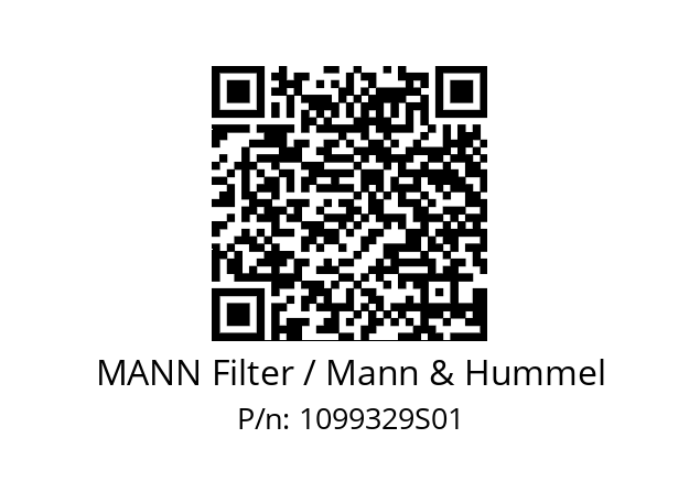  PL 271/1 MANN Filter / Mann & Hummel 1099329S01