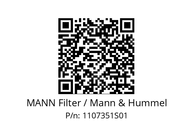  WD 13 145/3 MANN Filter / Mann & Hummel 1107351S01