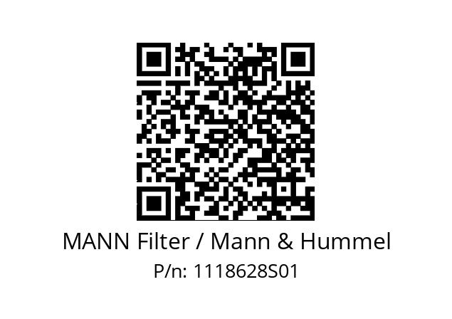  CF 10 001 MANN Filter / Mann & Hummel 1118628S01