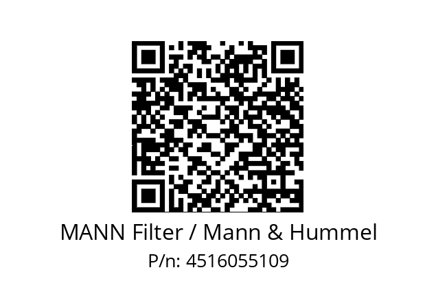  CF 820 MANN Filter / Mann & Hummel 4516055109