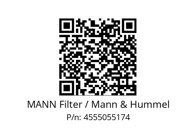  CP 29 550 MANN Filter / Mann & Hummel 4555055174