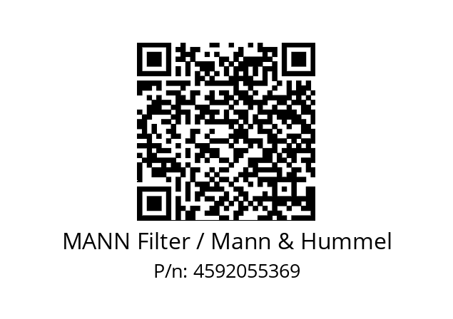  CF 2100 MANN Filter / Mann & Hummel 4592055369