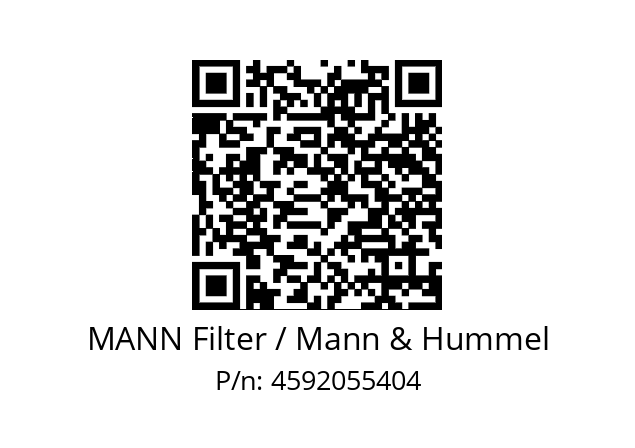  C 33 920/3 MANN Filter / Mann & Hummel 4592055404