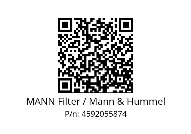  C 29 1055 MANN Filter / Mann & Hummel 4592055874