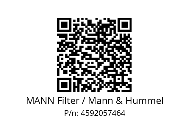  C 27 1250/1 MANN Filter / Mann & Hummel 4592057464